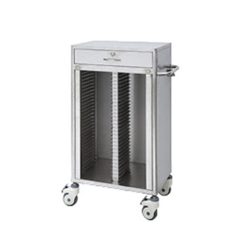 AB47不锈钢60格病历夹车